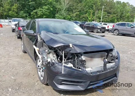 2016 Honda Civic Lx из США, поврежденный, VIN 19XFC2F50GE041858